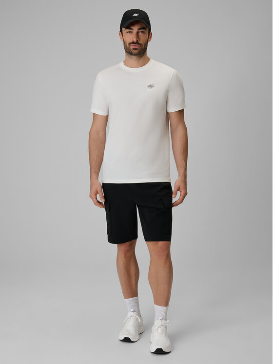 4F 4F Szorty sportowe COMMERCIAL 4 Czarny Regular Fit