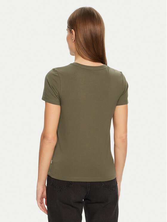 Guess Jeans Guess Jeans T-Shirt W4YI02 J1314 Zielony Regular Fit