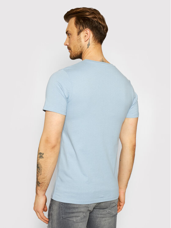 T-shirt Slices 12188068 Blu Regular Fit