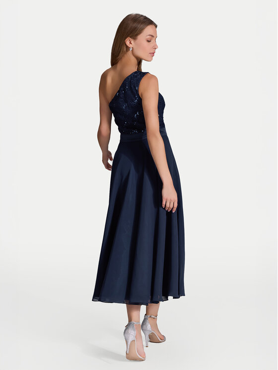 Swing Swing Kokteilinė suknelė 5AI01500 Tamsiai mėlyna Regular Fit