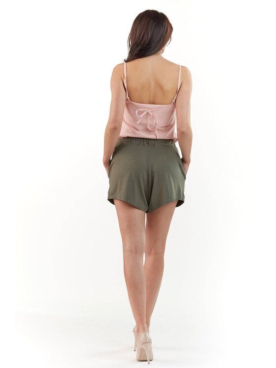 Infinite You Infinite You Szorty M170 Khaki Basic Fit