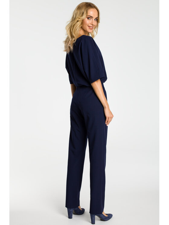 Made of Emotion Made of Emotion Jumpsuit M334 Blu scuro Custom Fit