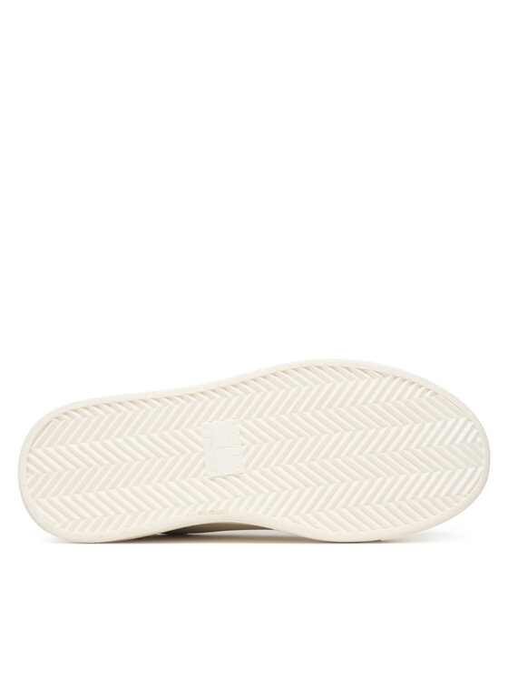 Tommy Jeans Tommy Jeans Sneakersy Tjw Flatform Sneaker Ltr EN0EN02964 Écru