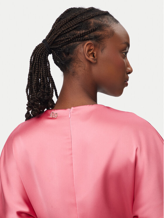 Rinascimento Rinascimento Cocktail obleka CFC0127457003 Roza Regular Fit