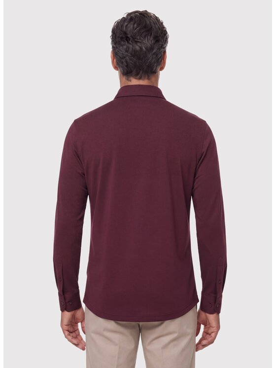 Pako Lorente Pako Lorente Koszula P26WF-1X-020 Bordowy Slim Fit