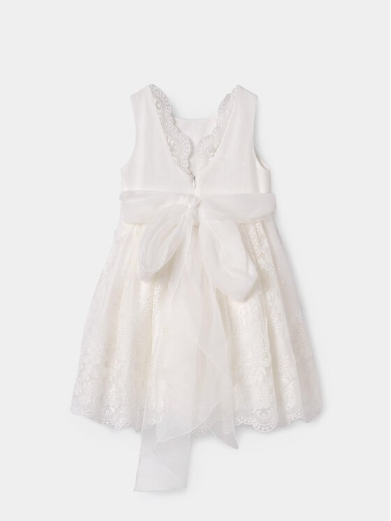 Abel & Lula Abel & Lula Elegantes Kleid 5038 Weiß Regular Fit