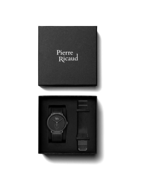 Pierre Ricaud Pierre Ricaud Zegarek P97168.B114Q-SET Czarny