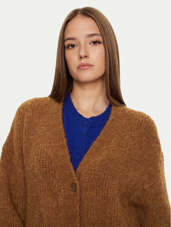 American Vintage American Vintage Кардиган Zolly ZOL19CH24 Коричневий Loose Fit