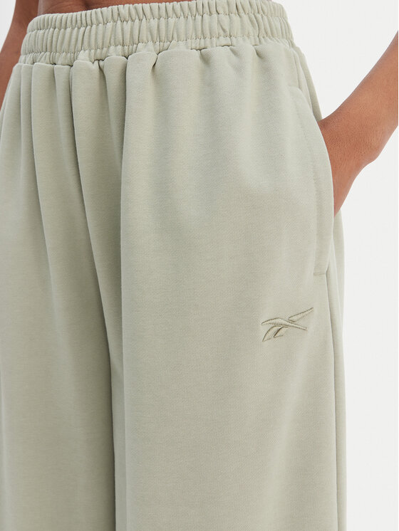 Reebok Reebok Spodnji del trenirke Reebok x Ewa Chodakowska RK25624CCW Zelena Wide Leg