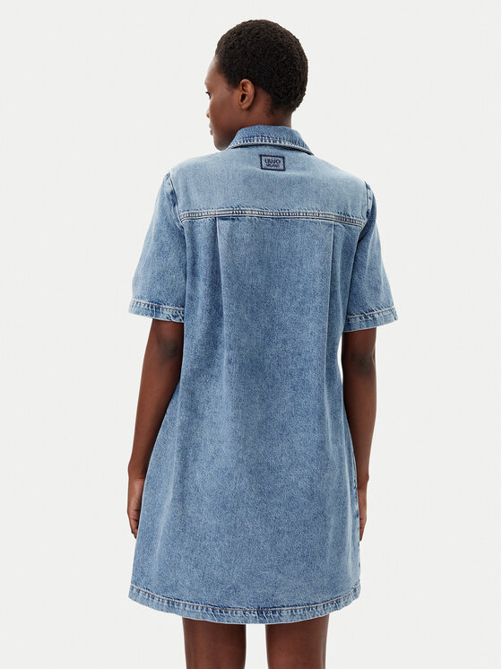 Liu Jo Liu Jo Jeanskleid UA5191 D4990 Blau Regular Fit