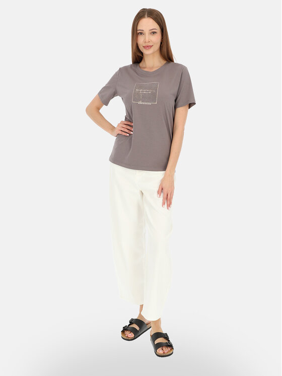 L’AF L’AF T-Shirt Nika Szary jasny Regular Fit