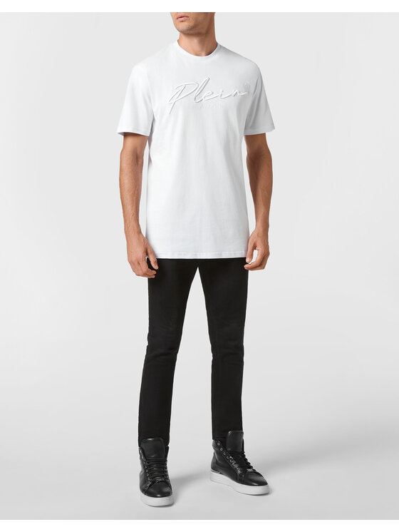 PHILIPP PLEIN PHILIPP PLEIN Tričko 1777 Biela Regular Fit