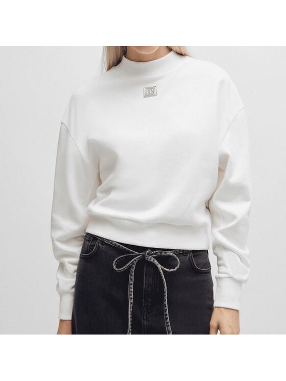HUGO HUGO Bluza 50525753 10257748 01 102 Biały Regular Fit