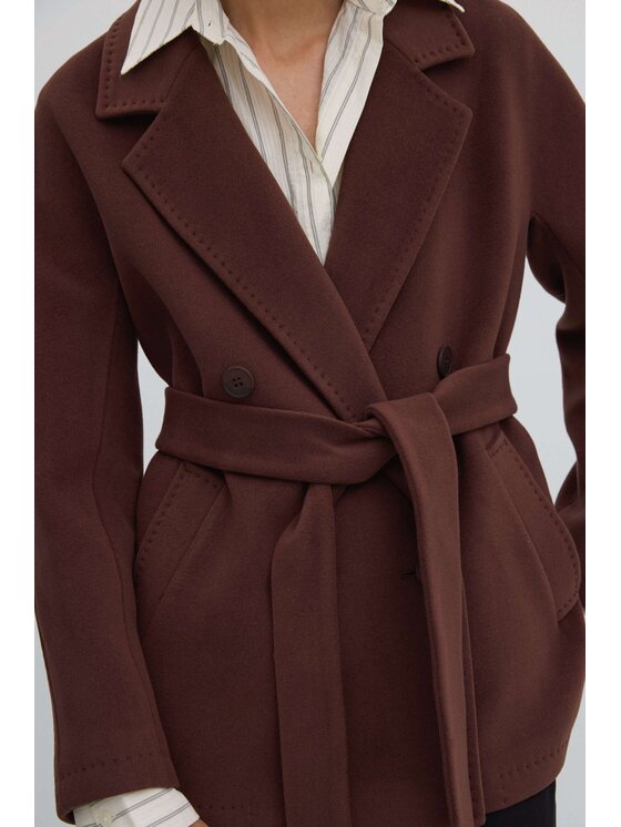 Estro Estro Cappotto ER00117092 Marrone Loose Fit