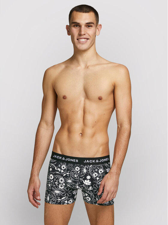 Jack&Jones Jack&Jones Σετ μποξεράκια 3 τμχ Sugar Skull 12185485 Έγχρωμο