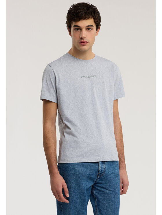 Trussardi Trussardi T-Shirt G0308000134N013 Szary Regular Fit