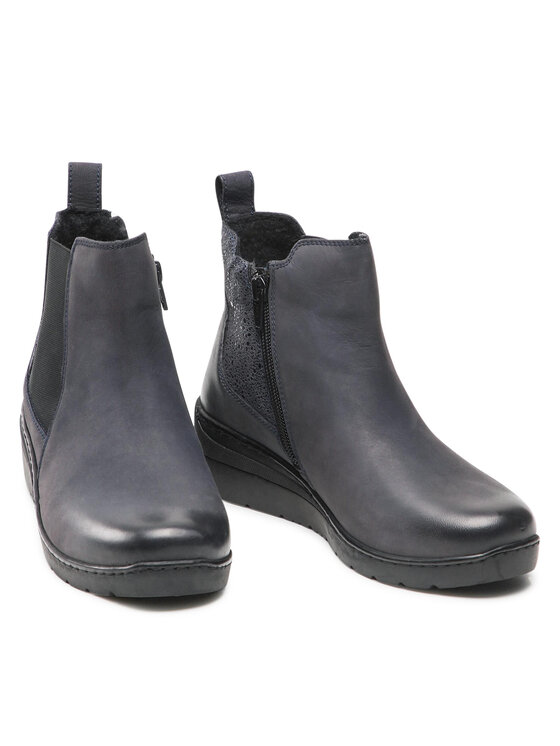 Go Soft Go Soft Stiefeletten WI23-WARUNA-02 Dunkelblau