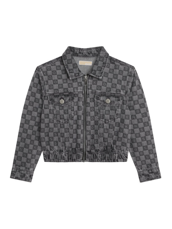 MICHAEL KORS KIDS MICHAEL KORS KIDS Jeansová bunda R16119 S Šedá Regular Fit