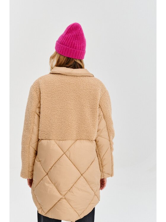 NAOKO NAOKO Zimní bunda Cozy Horizon Béžová Regular Fit
