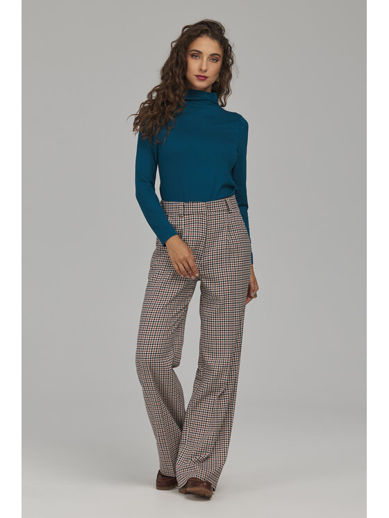 NIFE NIFE Bavlnené nohavice SD148 Farebná Straight Fit