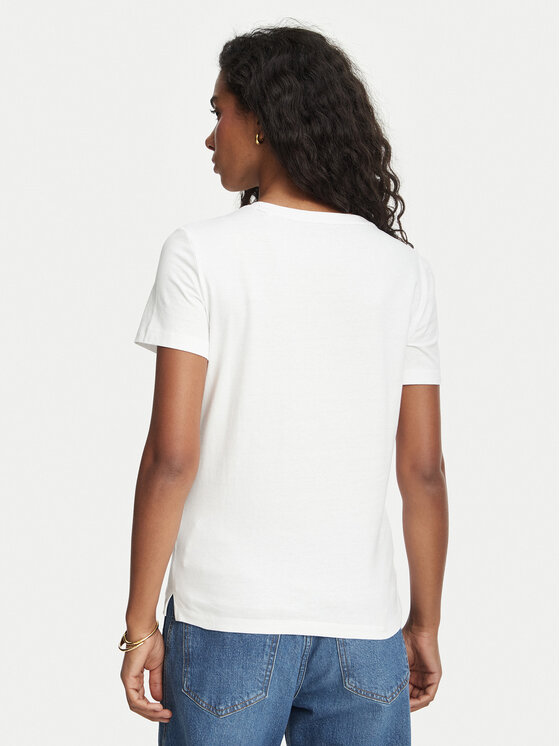 Guess Guess T-Shirt W1YI1B I3Z14 Biały Slim Fit