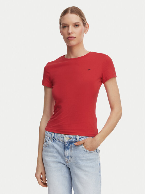 Tommy Jeans Set de tricouri DW0DW22175 Colorat Slim Fit