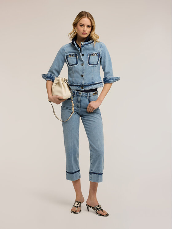 Motivi Motivi Giacca di transizione R409Q001156N004 Turchese Regular Fit