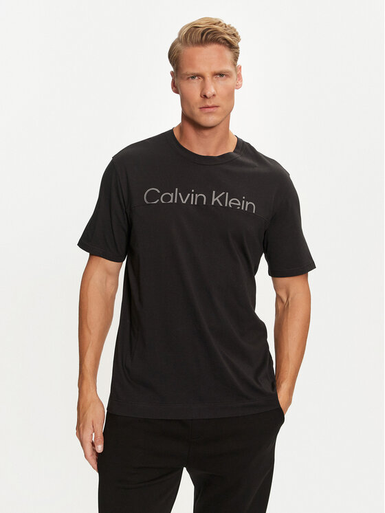 Calvin Klein Performance T-krekls 00GMF4K142 Melns Regular Fit