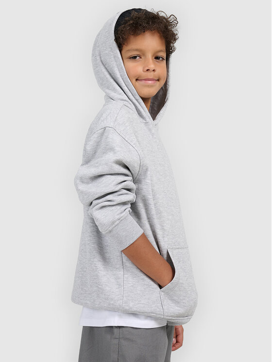 4F 4F Bluza NOS Szary Loose Fit