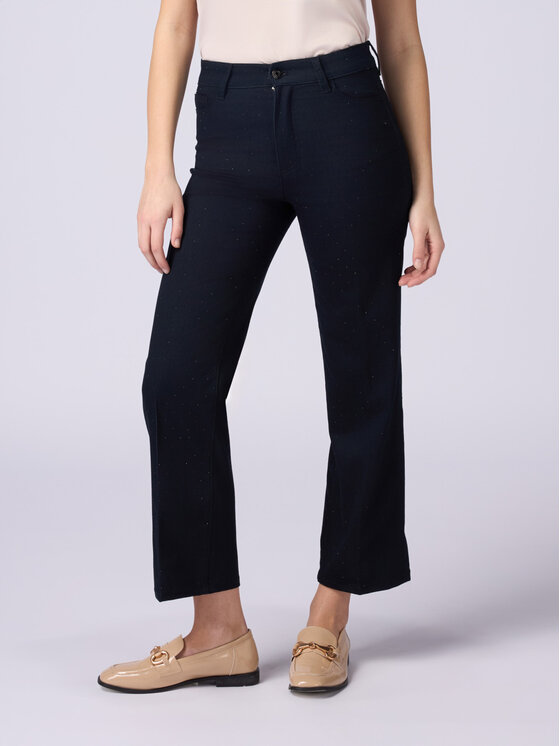 Oltre Oltre Jeans P527R108313N034 Blu Baggy Fit