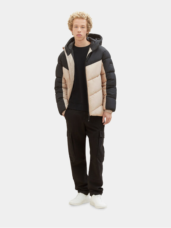 Tom Tailor Denim Tom Tailor Denim Winterjacke 1038858 Beige Regular Fit