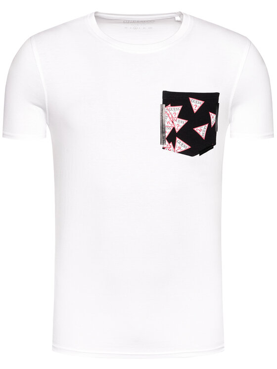Guess Guess Футболка Multitude M0YI59 I3Z11 Білий Slim Fit