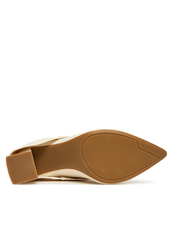 Guess Guess Cizme FLFGAR ELE11 Écru