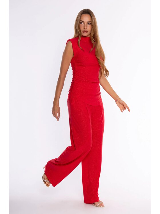Made of Emotion Made of Emotion Completo maglietta e pantaloni M924 Rosso A-Line Fit