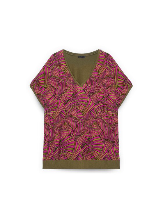 Fiorella Rubino Fiorella Rubino T-Shirt G0AVL009178N0Z5 Zielony Regular Fit