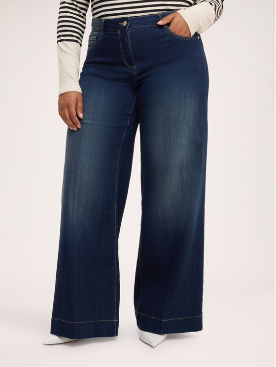 Fiorella Rubino Fiorella Rubino Jeans P431T005345N034 Blu Flare Fit
