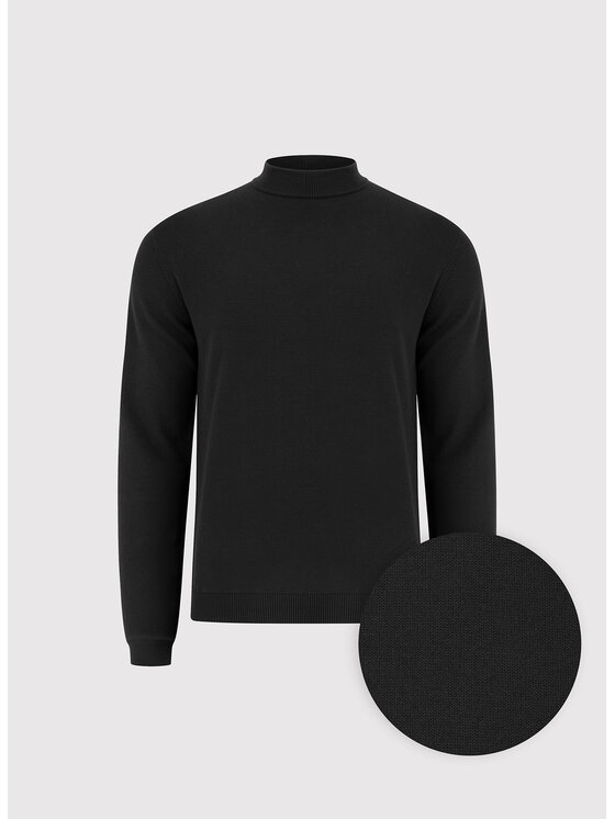 Pako Lorente Pako Lorente Sweter P26WN-2X-009 Czarny Slim Fit