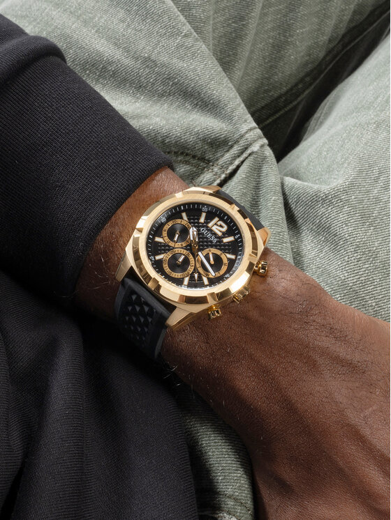 Guess Guess Zegarek Resistance GW0729G2 Czarny