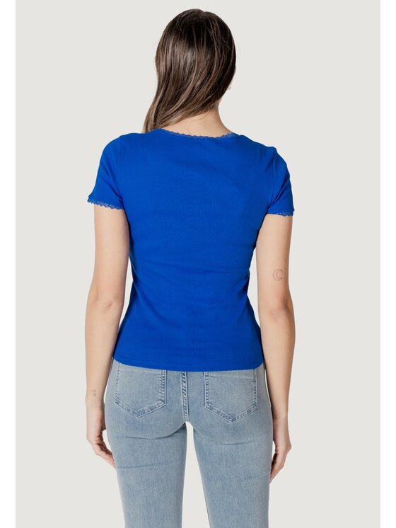 Morgan De Toi Morgan De Toi T-shirt 232-DLUBI Blu Shirt Fit