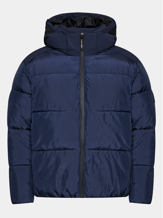 Calvin Klein Calvin Klein Žieminė striukė K10K110329 Tamsiai mėlyna Regular Fit