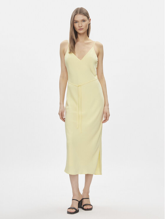 Calvin Klein Calvin Klein Nyári ruha K20K206776 Sárga Regular Fit