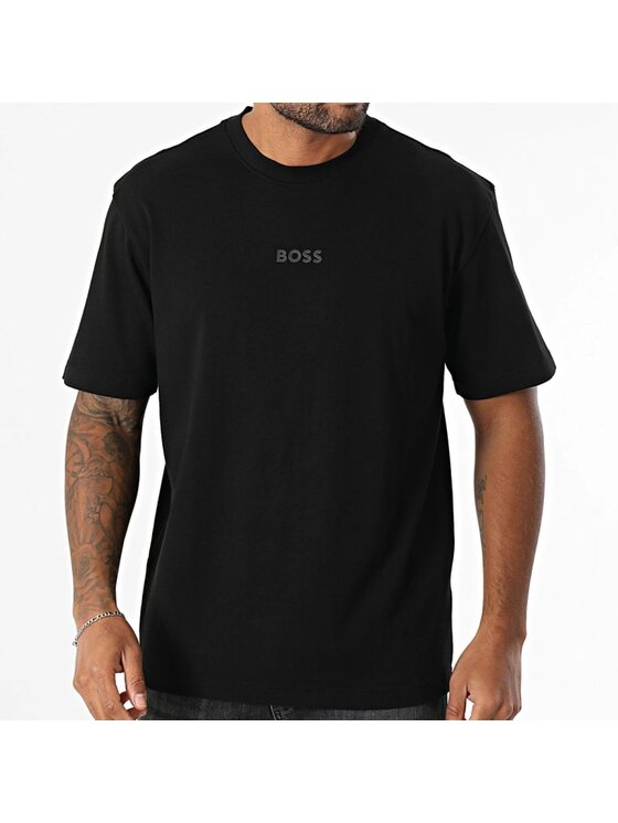 BOSS BOSS T-Shirt 50519368 Czarny Oversize