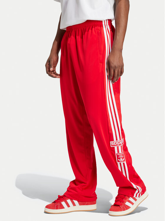 adidas Jogginghose Adibreak IY9924 Rot Loose Fit Modivo