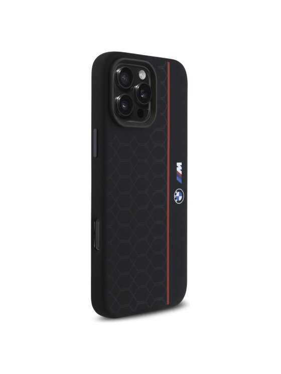 BMW Motorsport BMW Motorsport Etui na telefon Silicone Hexagon Red Line Czerwony