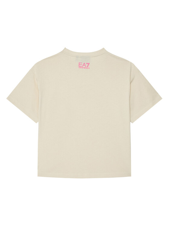 EA7 Emporio Armani EA7 Emporio Armani T-Shirt 7G000042 AF12503 U1079 Beżowy Relaxed Fit
