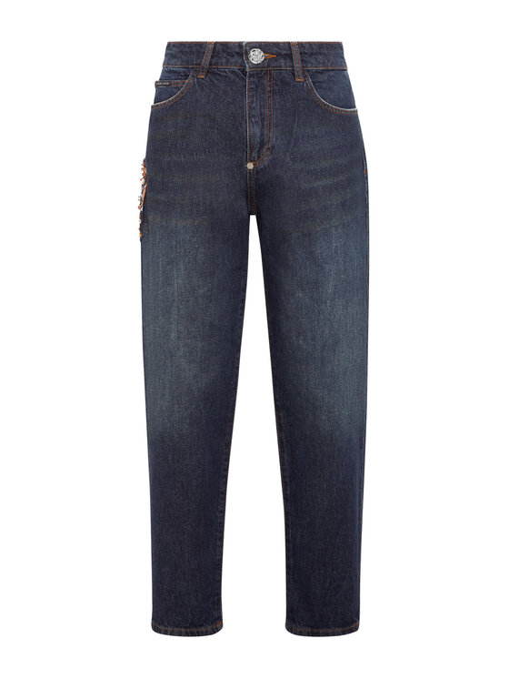 PHILIPP PLEIN PHILIPP PLEIN Jeansy 7441 Kolorowy Mom Fit