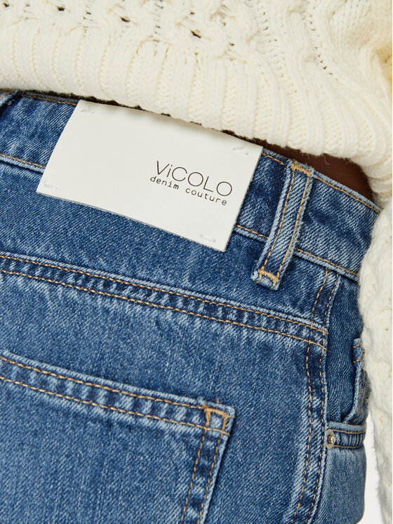 ViCOLO ViCOLO Džínsy DS0033 Modrá Regular Fit
