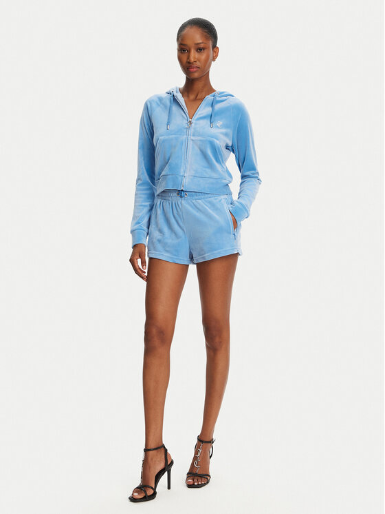 Juicy Couture Juicy Couture Szorty sportowe Tamia JCWH121001 Niebieski Regular Fit