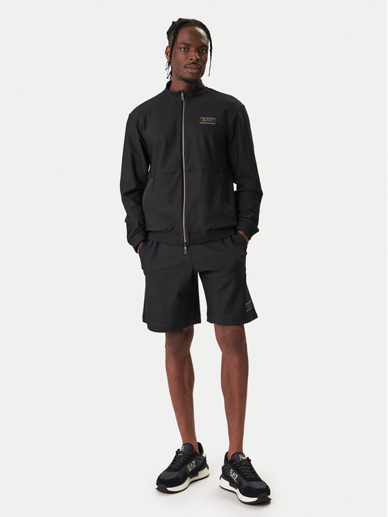 EA7 Emporio Armani EA7 Emporio Armani Mikina 7M001338 AF21099 UC001 Černá Regular Fit