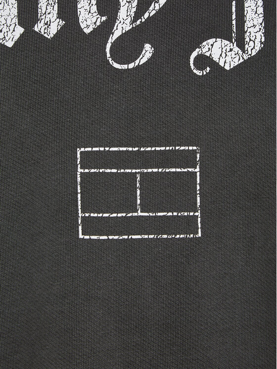 Tommy Jeans Tommy Jeans Majica dugih rukava Grunge Arch DM0DM17792 Crna Relaxed Fit